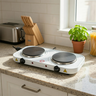 Excellent Elektrische kookplaat | Excellent | 2-pits (Ø15.5 cm, Staal, 2x 1000W) N03000020 K170106098 - 2