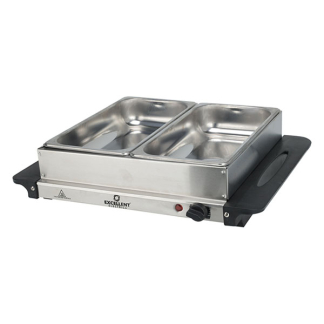 Excellent Warmhoudplaat | Excellent | 2 schalen x 2,4 liter (200W, RVS, Geïntegreerde handgreep) EL7000020 K170106277