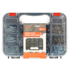 FX Tools Assortimentsdoos met schroeven | Fx Tools | 390 delig (Pluggen, Schroeven, Oogschroeven en Hoekhaken) CR1001430 K170105435 - 2