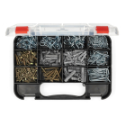 FX Tools Assortimentsdoos met schroeven | Fx Tools | 390 delig (Pluggen, Schroeven, Oogschroeven en Hoekhaken) CR1001430 K170105435 - 3