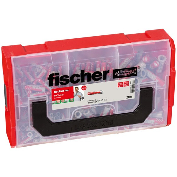 Fischer Assortimentsdoos | Fischer Fixtainer | 210 stuks (Universeel) 536161 K100702768 - 1