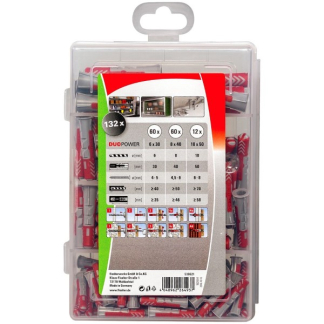 Fischer Assortimentsdoos | Fischer ProfiBox | 132 stuks (Universeel) 538621 K100702772 - 