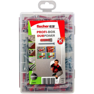 Fischer Assortimentsdoos met schroeven | Fischer ProfiBox | 160 stuks (Universeel, Kruiskop Pozidriv) 538622 K100702773 - 