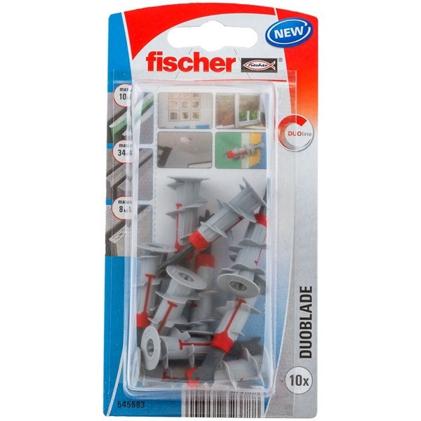 Fischer Gipsplaatplug | Fischer DuoBlade | 10 stuks (Kruiskop Pozidriv) 545683 K100702745 - 1