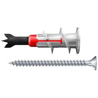 Fischer Gipsplaatplug met schroef | Fischer DuoBlade | 6 stuks (Kruiskop Pozidriv) 545684 K100702746 - 3