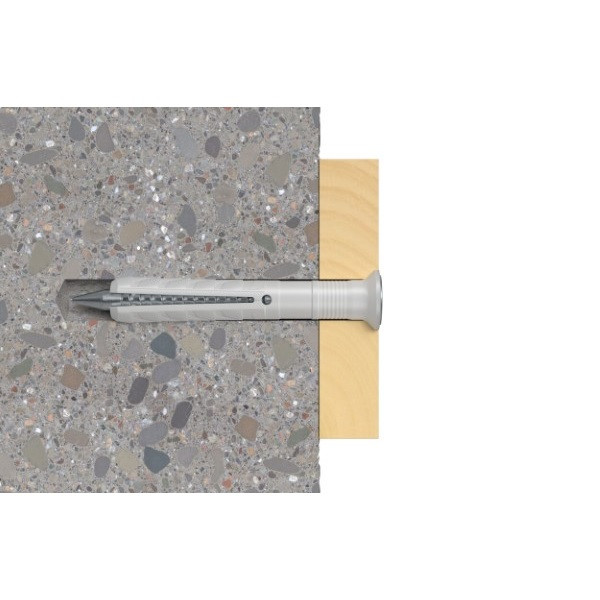 Fischer Slagplug met schroef | Fischer | 50 stuks (6x40/10, PZ2) 50354 K100702753 - 5