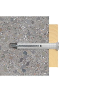 Fischer Slagplug met schroef | Fischer | 50 stuks (8x80/40, PZ3) 50358 K100702757 - 5