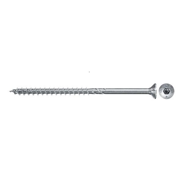 Fischer Spaanplaatschroef | Fischer | 4.5x60 | 100 stuks (Torx, Blauw verzinkt, Deeldraad) 670274 K100702782 - 1
