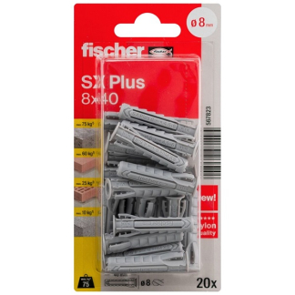 Fischer Spreidplug | Fischer | 20 stuks (8x40) 567823 K100702764 - 