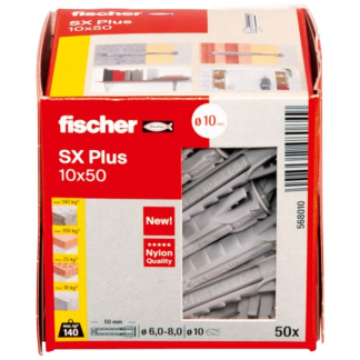 Fischer Spreidplug | Fischer | 50 stuks (10x50) 568010 K100702762 - 