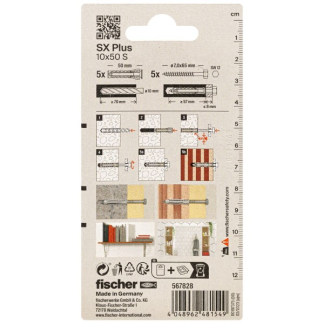 Fischer Spreidplug met zeskantschroef | Fischer | 5 stuks (6x30) 567828 K100702767 - 