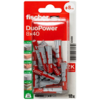 Fischer Universele plug | Fischer DuoPower | 18 stuks (8x40) 534994 K100702732 - 1