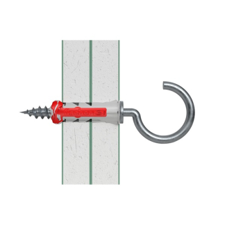 Fischer Universele plug met ronde haak | Fischer DuoPower | 6 stuks (6x30) 535013 K100702739 - 6