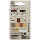 Fischer Universele plug met schroef | Fischer DuoPower | 12 stuks (6x30, PZ2) 534997 K100702734 - 2