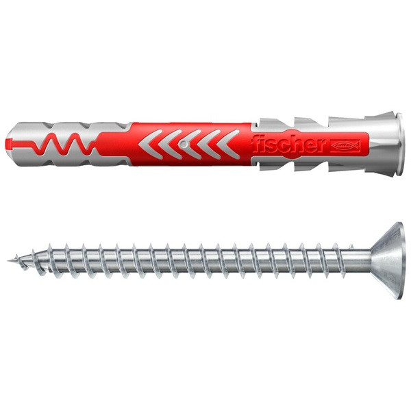 Fischer Universele plug met schroef | Fischer DuoPower | 25 stuks (8x65, PZ2) 538256 K100702728 - 4