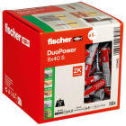 Fischer Universele plug met schroef | Fischer DuoPower | 50 stuks (8x40, PZ2) 535460 K100702727 - 1
