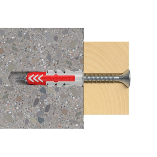 Fischer Universele plug met schroef | Fischer DuoPower | 8 stuks (8x40, PZ2) 534998 K100702735 - 5