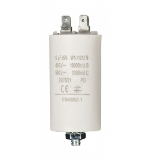 Fixapart Condensator - Aanloop - 12.0 μF (Max. 450V, Aarde) W1-11012N K010809011 - 1