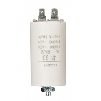 Fixapart Condensator - Aanloop - 14.0 μF (Max. 450V, Aarde) W1-11014N K010809012 - 1
