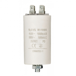 Fixapart Condensator - Aanloop - 18.0 μF (Max. 450V, Aarde) W1-11018N K010809014 - 1