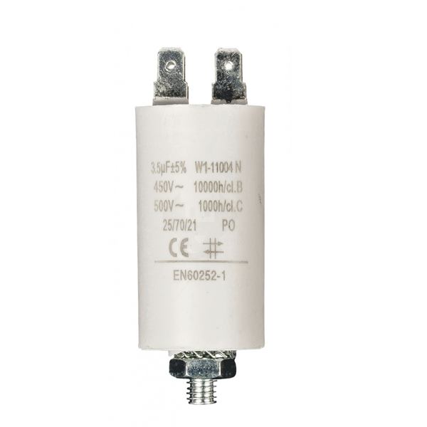 Fixapart Condensator - Aanloop - 3.5 μF (Max. 450V, Aarde) W1-11004N K010809005 - 1