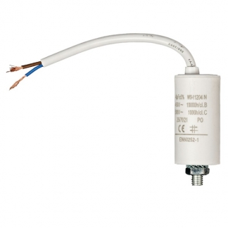 Fixapart Condensator - Aanloop - 4.0 μF (Max. 450V, Met kabel) W9-11204N K010809032 - 1