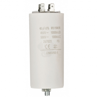 Fixapart Condensator - Aanloop - 40.0 μF (Max. 450V, Aarde) W1-11040N K010809019 - 1