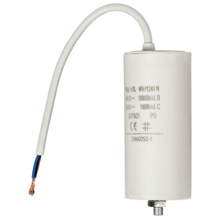 Fixapart Condensator - Aanloop - 40.0 μF (Max. 450V, Met kabel) W9-11240N K010809040 - 