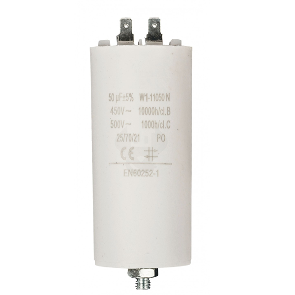 Fixapart Condensator - Aanloop - 50.0 μF (Max. 450V, Aarde) W1-11050N K010809020 - 1
