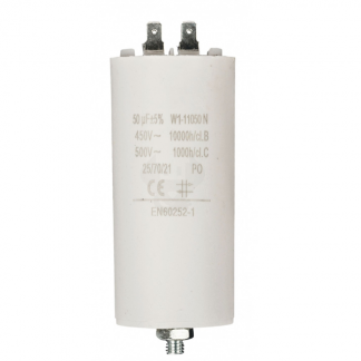 Fixapart Condensator - Aanloop - 50.0 μF (Max. 450V, Aarde) W1-11050N K010809020 - 1