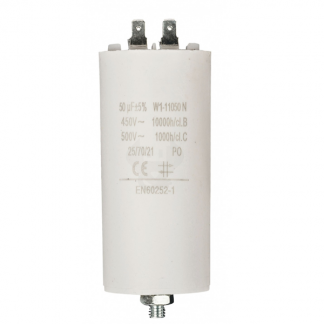 Fixapart Condensator - Aanloop - 50.0 μF (Max. 450V, Aarde) W1-11050N K010809020 - 