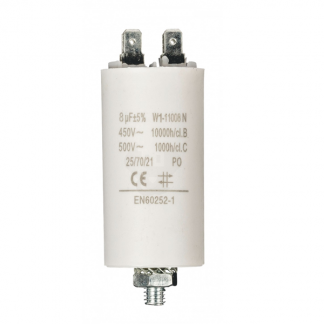 Fixapart Condensator - Aanloop - 8.0 μF (Max. 450V, Aarde) W1-11008N K010809009 - 1