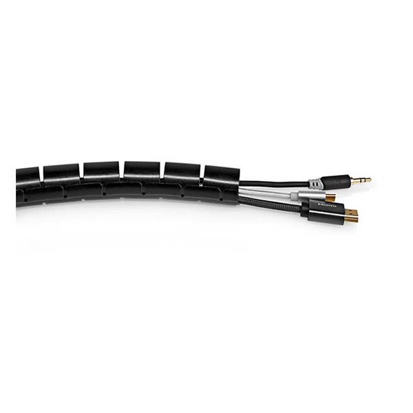 Fixapart Spiraalband | Fixapart | 10 meter (Ø 8 - 60 mm) SWBKS-10BLACK K090300003 - 3