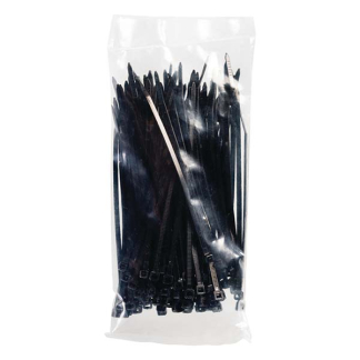 Fixapart Tie wrap | Fixapart | 140 x 3.6 mm (100 stuks, Zwart) CTS05-BLACK K090200017 - 2