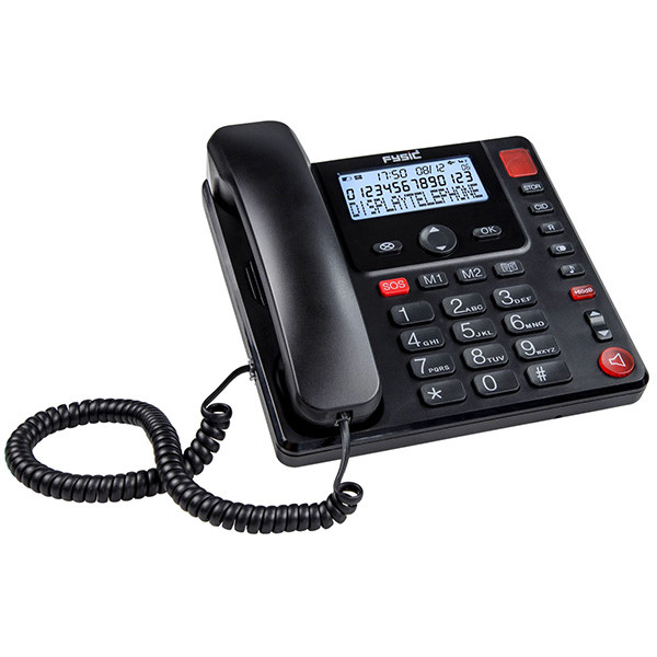 Fysic Senioren telefoon | Fysic | FX-3940 (SOS knop, Hoortoestelvriendelijk, Tot 50 nummers opslaan, Bedraad) FX-3940 K170406192 - 1