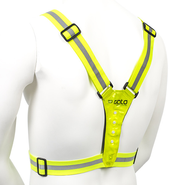GATO Hardloopvest | GATO (Unisize, led, Batterijen, Neon Geel) KV1567 K170404565 - 3