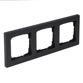 GIRA Afdekraam | Gira | E2 (3-voudig, Zwart) 50233 66.053.24 K180106669