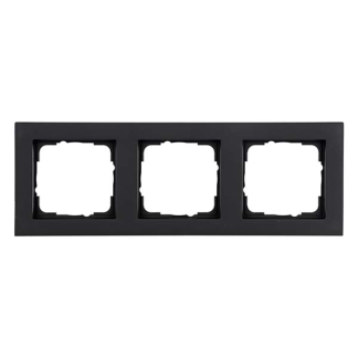 GIRA Afdekraam | Gira | E2 (3-voudig, Zwart) 50233 66.053.24 K180106669 - 2