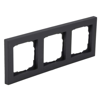 GIRA Afdekraam | Gira | E2 (3-voudig, Zwart) 50233 66.053.24 K180106669 - 4