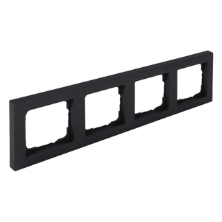 GIRA Afdekraam | Gira | E2 (4-voudig, Zwart) 50234 66.053.26 K180106670 - 2