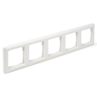 GIRA Afdekraam | Gira | SY55 (5-voudig, Wit) 50465 66.051.28 K180106665 - 1