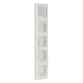 GIRA Afdekraam | Gira | SY55 (5-voudig, Wit) 50465 66.051.28 K180106665 - 3