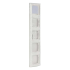 GIRA Afdekraam | Gira | SY55 (5-voudig, Wit) 50465 66.051.28 K180106665 - 3