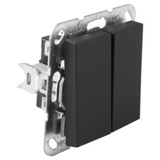 GIRA Serieschakelaar | Gira | E2 (Inbouw, Zwart) 50219 54.092.02 K180106602
