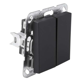 GIRA Serieschakelaar | Gira | E2 (Inbouw, Zwart) 50219 54.092.02 K180106602 - 2