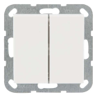 GIRA Serieschakelaar | Gira | S55 (Inbouw, Wit) 50375 5409102 K180105011 - 2