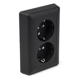 GIRA Stopcontact | Gira | E2 (Inbouw, Randaarde, Zwart) 50202 66.053.50 K180106620 - 1