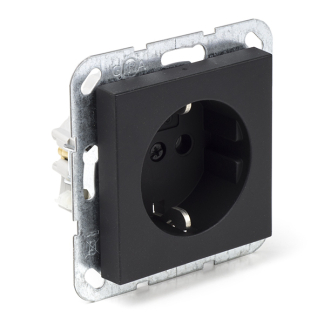 GIRA Stopcontact | Gira | E2 (Inbouw, Randaarde, Zwart) 66.053.42 K180106619 - 1