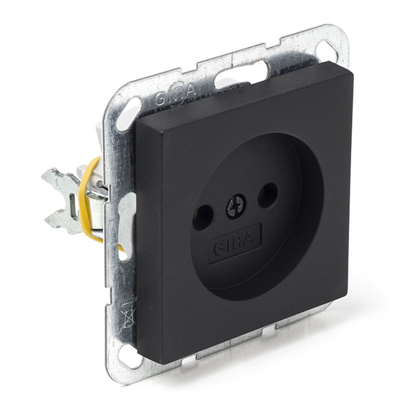 Gira 2-voudig stopcontact voor 1-voudige apparaatdoos - systeem 55