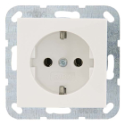 GIRA Stopcontact | Gira | S55 (Inbouw, Randaarde, Wit) 50432 6605142 K180106010 - 2